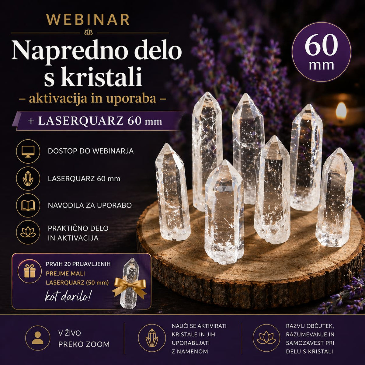 Webinar: Napredno delo s kristali – aktivacija in uporaba