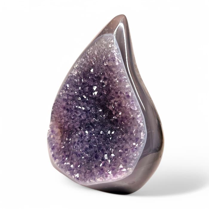 Druzy ahat – kristal z iskrivim sijajem