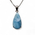 Larimar-obesek v srebru