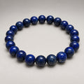 Zapestnica Lapis Lazuli 8mm na kamniti podlagi