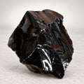 Črni obsidian surov iz Brazilije – naravni neobdelani kristal 4 × 4 cm