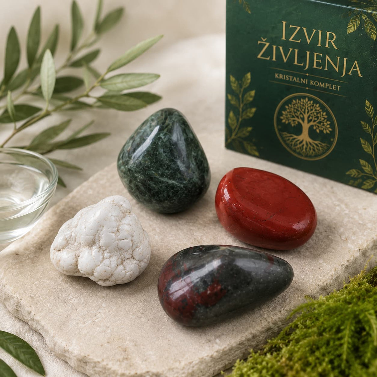 Izvir življenja – Kristalni komplet